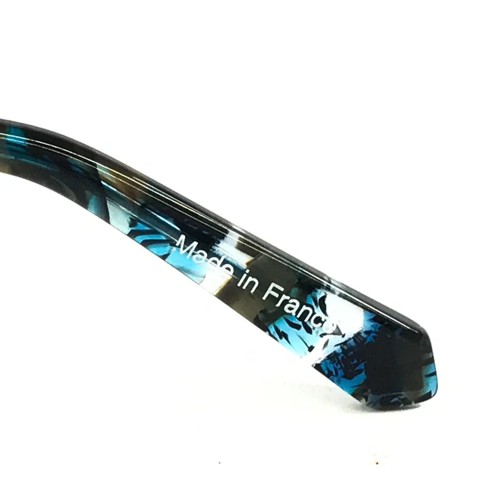 J.F. Rey Petite Eyeglasses Frames PM094 4701 Black Blue Butterfly 48-16-135